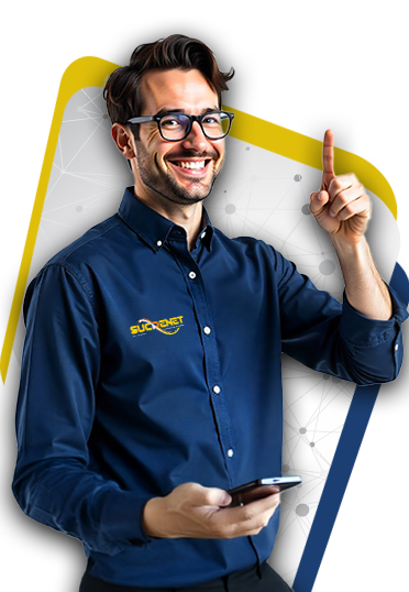 Chico apuntando hacia arriba